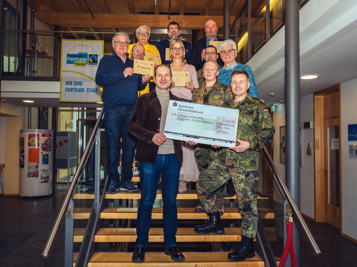 Spendenübergabe „Aktion Erbsensuppe“